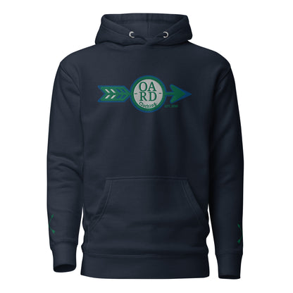 O.A.R.D. Premium Hoodie Green/Blue/White