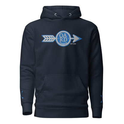 O.A.R.D. Premium Hoodie Ice Blue/White/Navy Blue