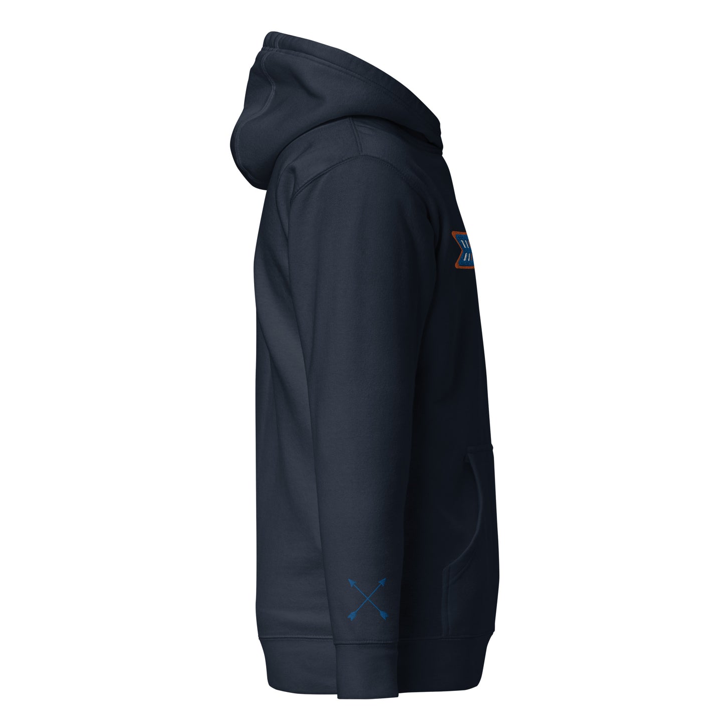 O.A.R.D. Premium Hoodie Blue/Orange/White