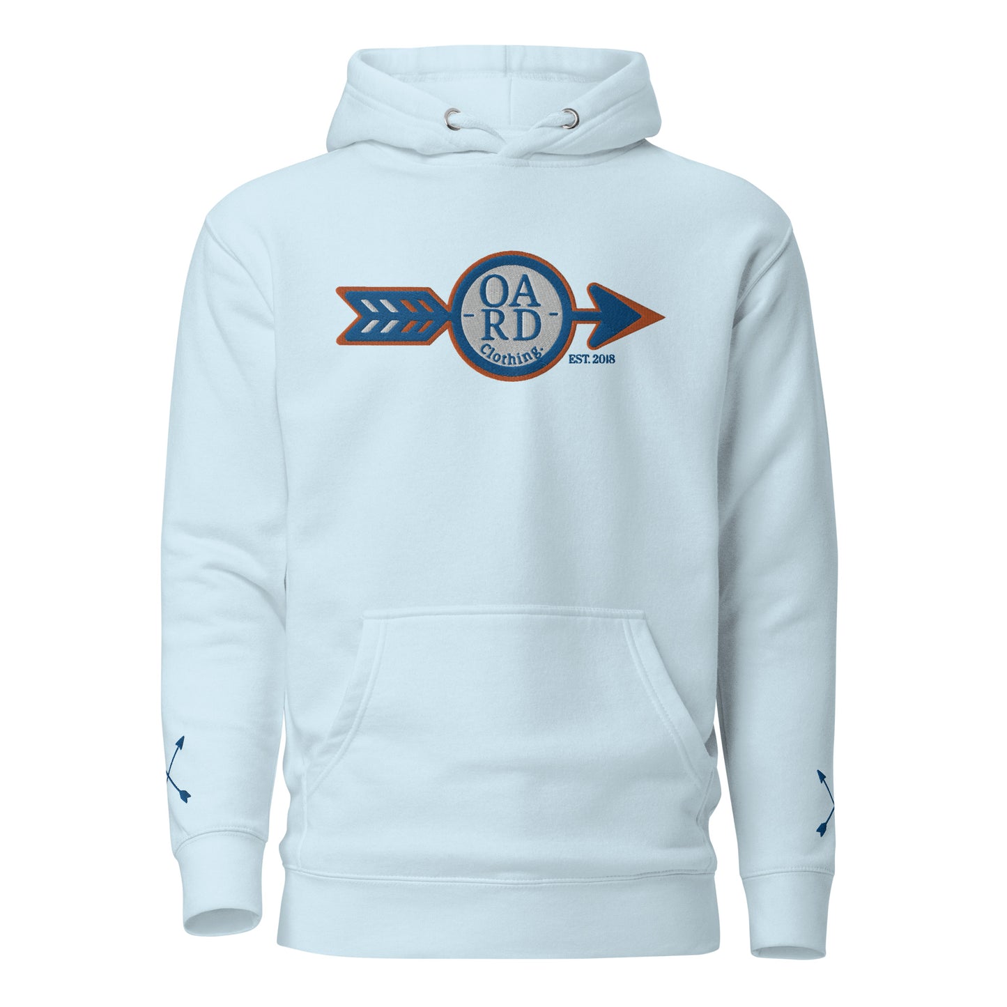 O.A.R.D. Premium Hoodie Blue/Orange/White