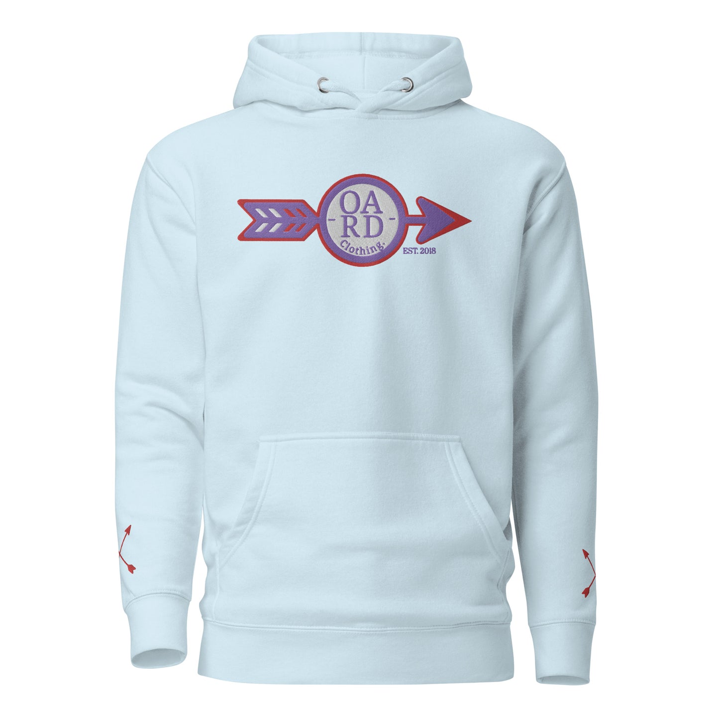 O.A.R.D. Premium Hoodie Purple/Red/White