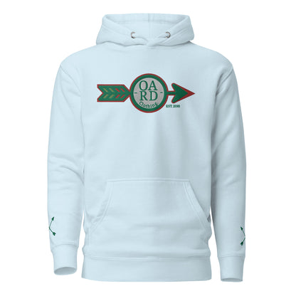 O.A.R.D. Premium Hoodie Green/Red/Kiwi