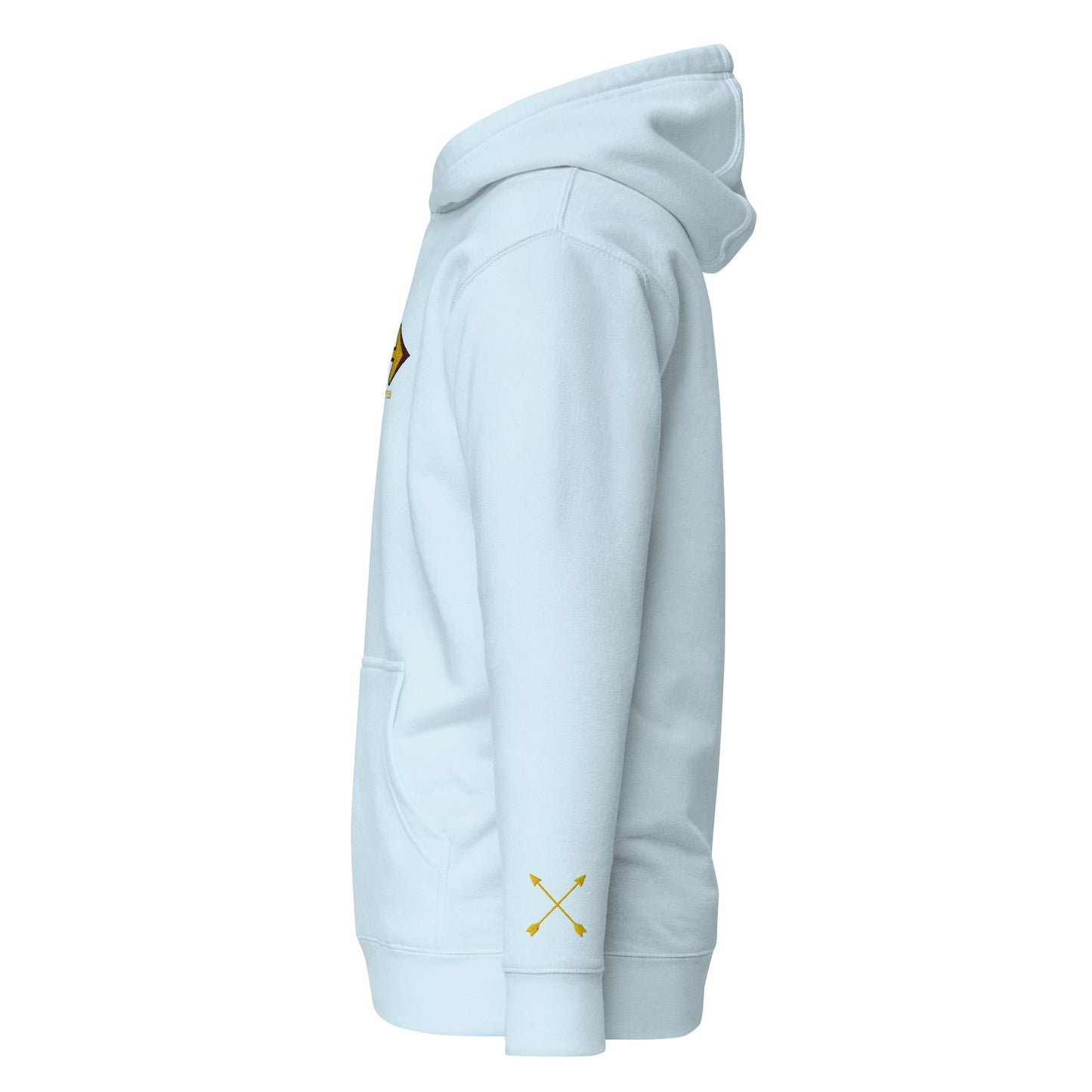 O.A.R.D. Premium Hoody Maroon/Gold/Black