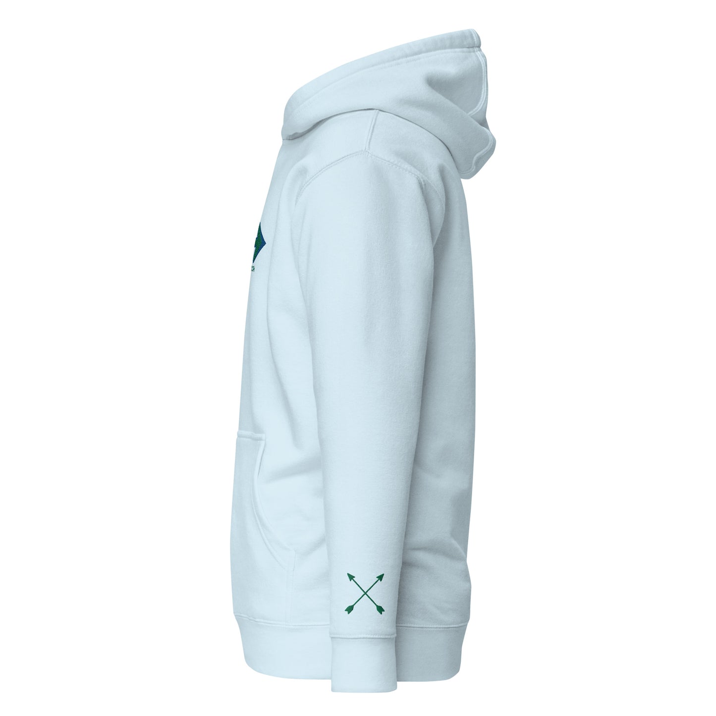 O.A.R.D. Premium Hoodie Green/Blue/White