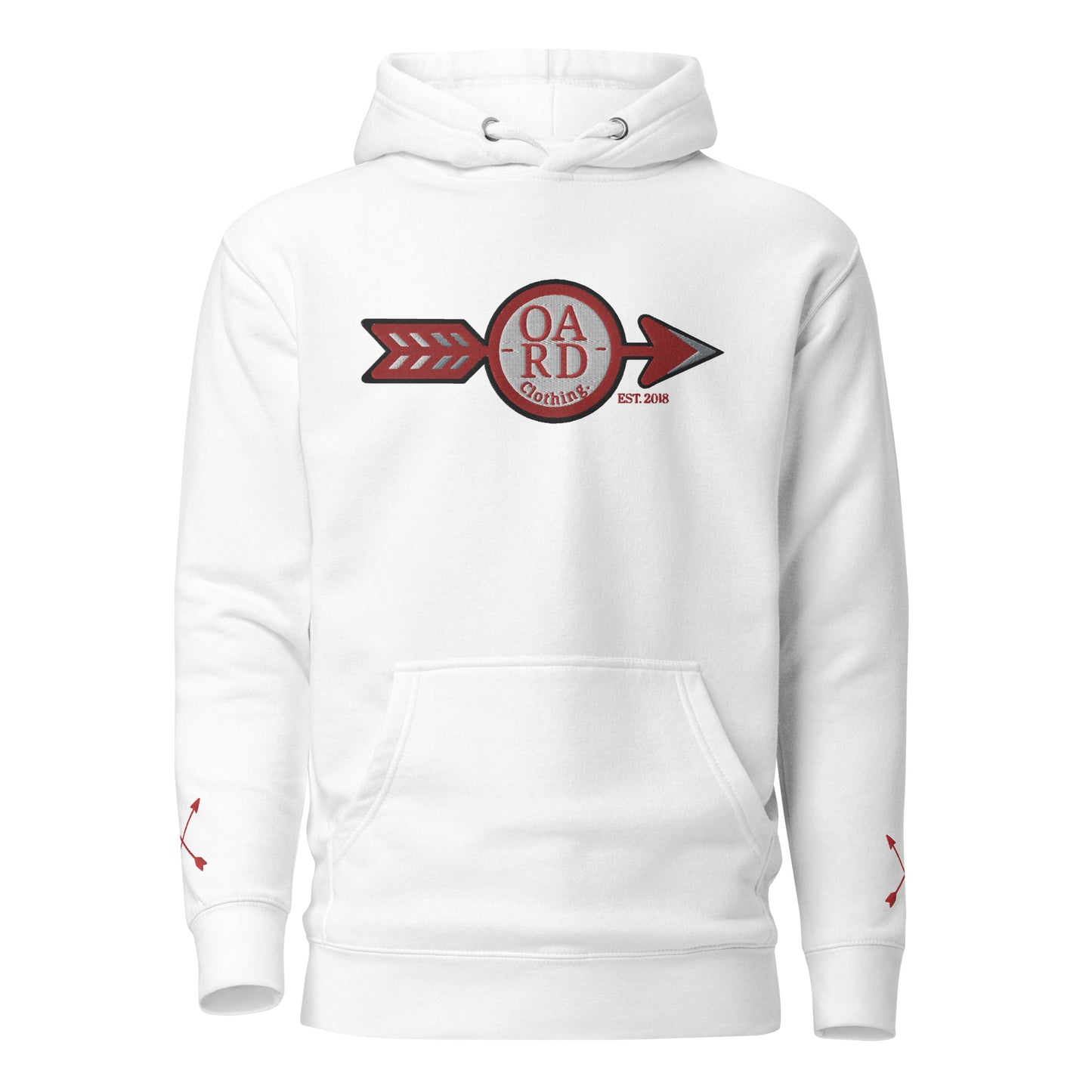 O.A.R.D. Premium Hoodie Red/Grey/Black