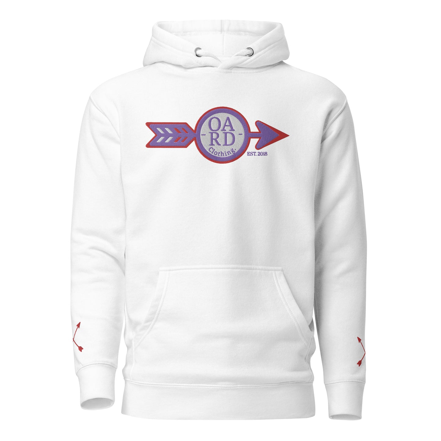 O.A.R.D. Premium Hoodie Purple/Red/White