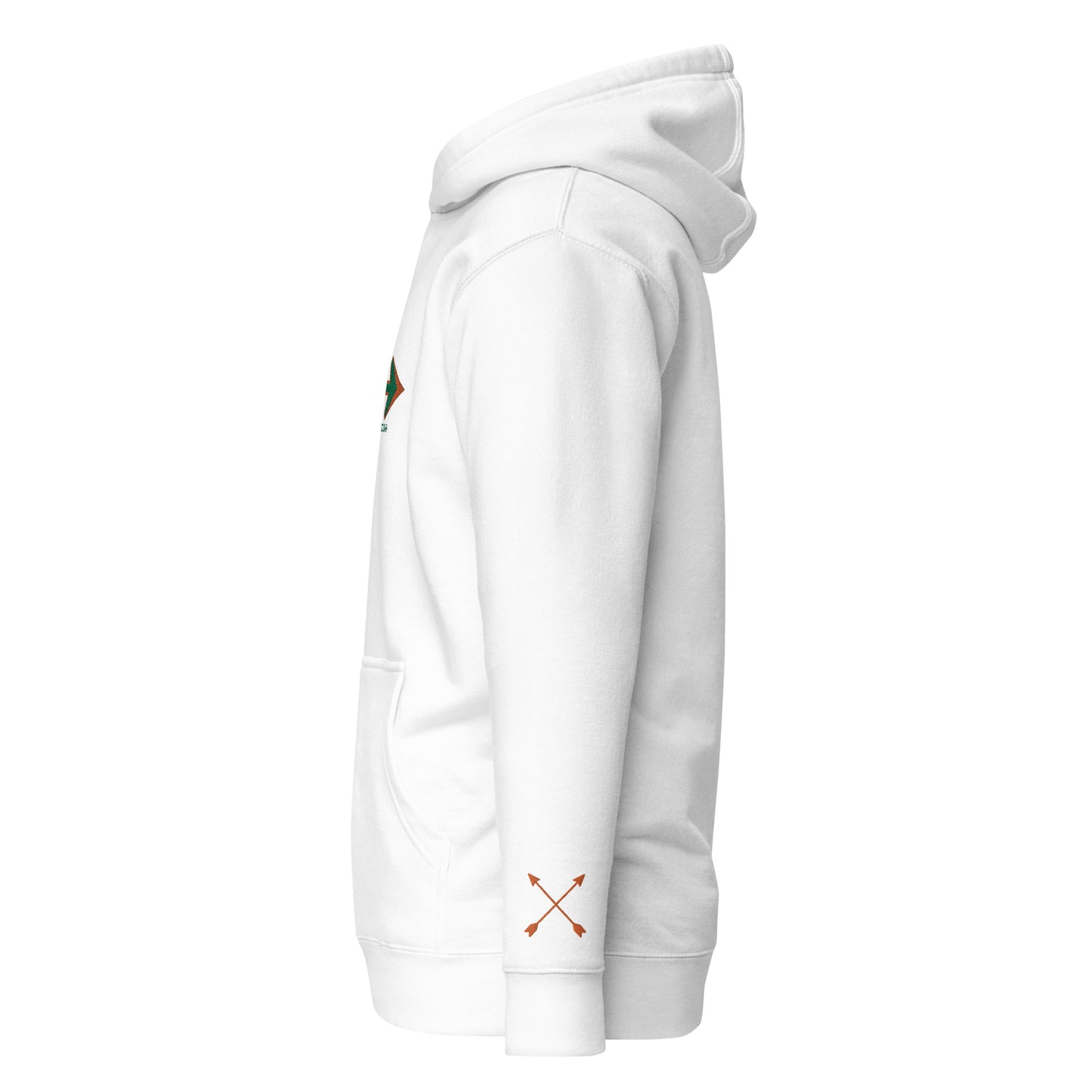 O.A.R.D. Premium Hoodie Green/Orange/White