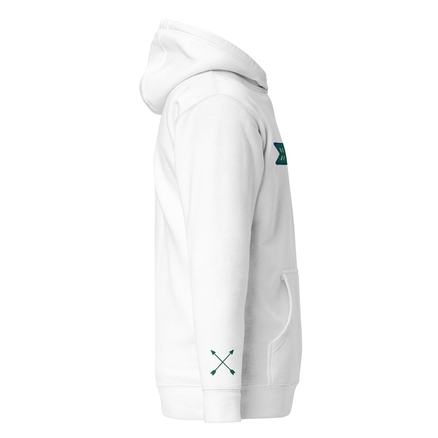 O.A.R.D. Premium Hoodie Green/Blue/White